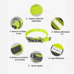 Collier pour chien PVC Truelove Kareli