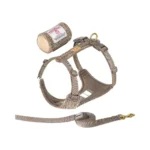 Harnais chic en Tweed TrueLove nuance marron Loutre