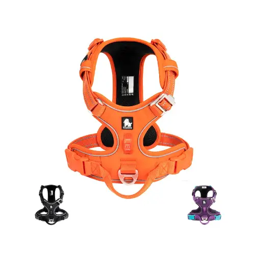 Harnais anti-traction Cordura pour chien : Robustesse & Durabilité Truelove Harnais anti-traction Cordura Truelove Country Plus pour chien - Vue de face