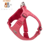Harnais éco-conçu Truelove TLH3012 rouge, modèle step-in facile à enfiler avec attaches sécurisées