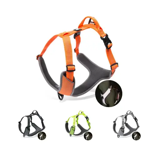 Harnais Chien Haute Visibilité Truelove Mountain : Réfléchissant à 360° Harnais anti-traction réfléchissant pour chien Mountain - Vue de côté