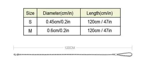 Laisse petit chien : Léger & Confortable Truelove Edison Laisse petit chien Edison - guide des tailles