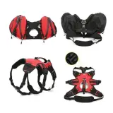 harnais de bat chien sacoches amovibles tlb2051 tissu oxford