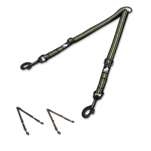 Laisse pour chien Laisse double chien 3 points Share Plus - vue de face