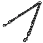 Laisse double pour chien Truelove 3 points SHARE Plus - noir