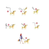 Laisse double chien : 2 Chiens Truelove 3 points Ride Système 3 points de la laisse double chien Ride