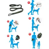 Laisse pour chien réglable 110-200cm : Longueur Ajustable Truelove Climb Système d'ajustement de longueur de la laisse pour chien Climb réglable