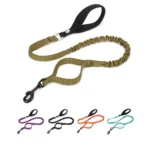 Laisse pour chien extensible 120-160cm Flow - Vue de face avec poignée rembourrée