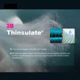 Doublure moelleuse du manteau chaud pour chien