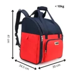 Schéma des dimensions du sac à dos de transport pour petit chien et chat ALL-IN-ONE.