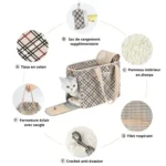 Détails et avantages techniques du sac de transport pour petit chien TrueLove