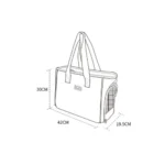Guide des tailles et dimensions du sac de transport pour petit chien et chat
