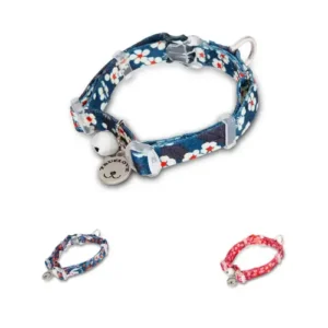 Collier pour chat floral Truelove - Vue de face avec design floral élégant