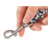 Mousqueton en alliage de zinc de la laisse pour chat floral