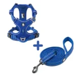 Ensemble Harnais Country Plus + Laisse Walk - bleu foncé